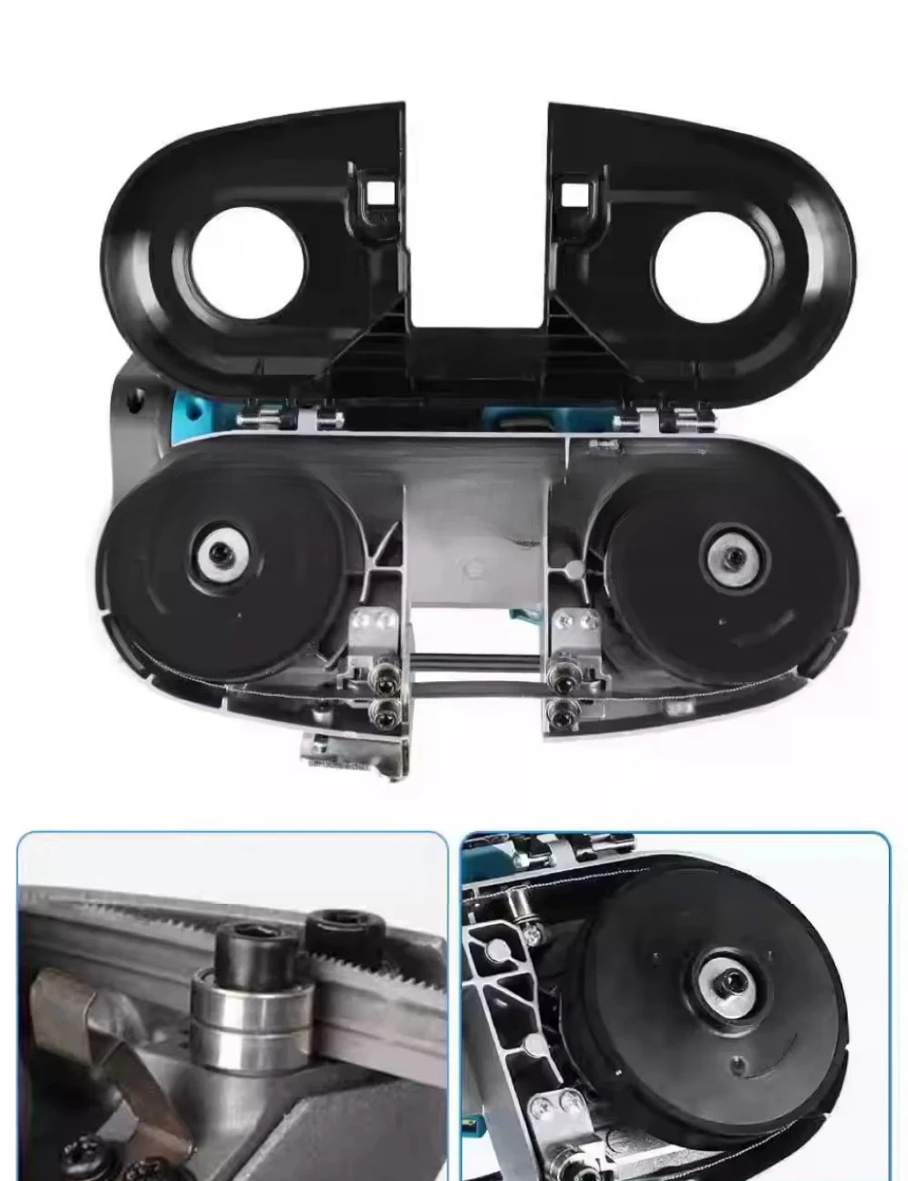 Power Saw Lithium Battery Handheld Metal Wood Cutting Tool 18V Cordless Cutting Machin 490W Portable Brushless Band Saw Wireless