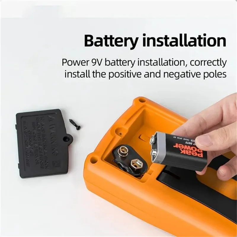 Imagem -05 - Portátil Lcd Multímetro Digital ac dc Tensão Tester Diodo Corrente Medidor de Resistência Amperímetro Multitester com Sonda de Teste