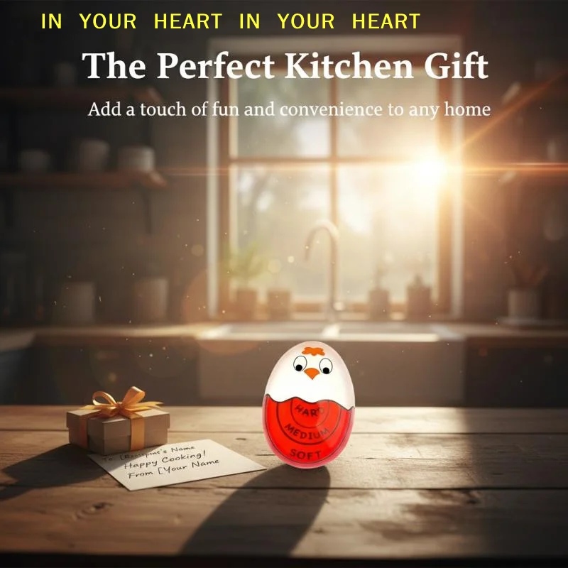 【X】Egg Cooking Timer Color Changing Kitchen Gadget Soft and Hard Boiled Egg Doneness Heat Sensitive Tool