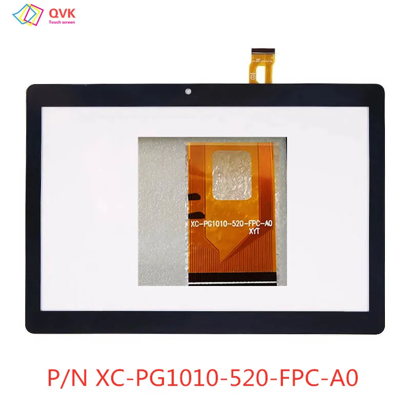 Sensor preto do digitalizador da tela táctil, 10.1 Polegada, Multilaser M10a, M10 tabuleta, PC, P, N, XC-PG1010-520-FPC-A0, XYT, 10 PCes