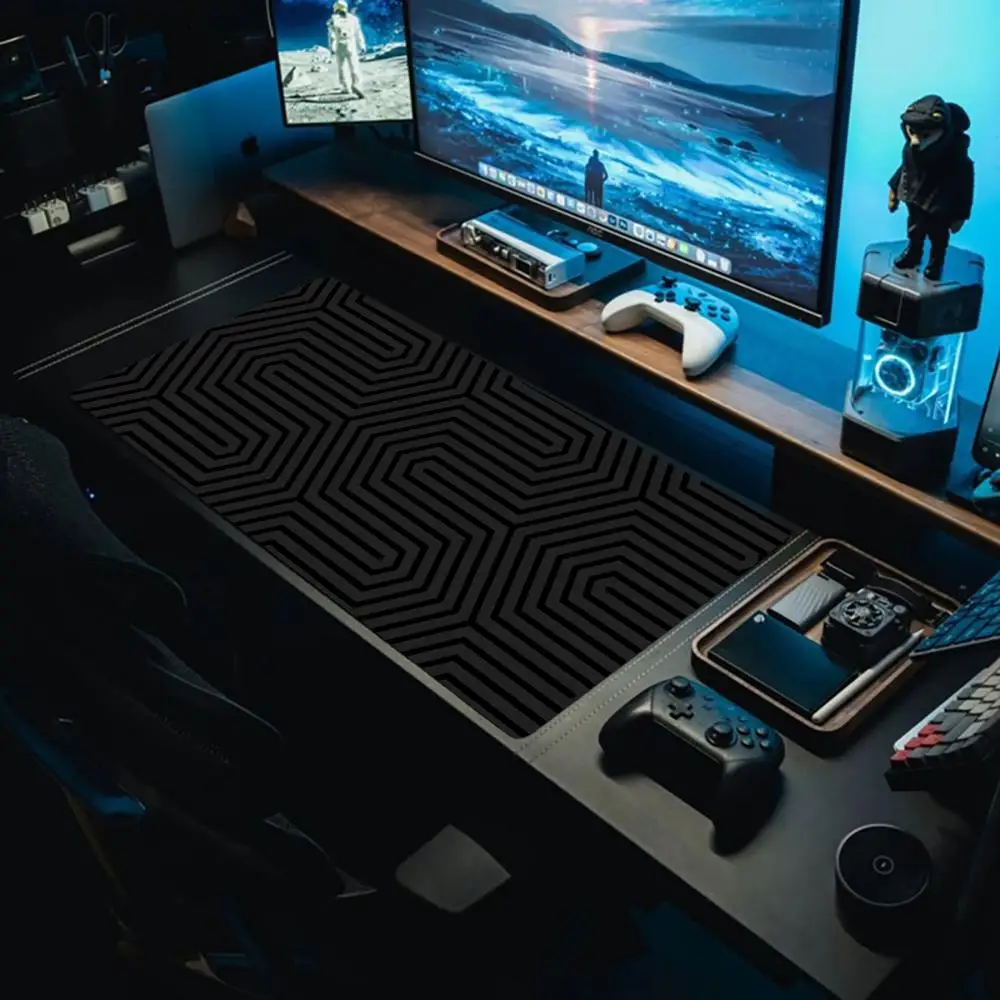 

Dark geometric textureMouse Pad mouse pad Large Gaming Mouse Pad Keyboard Gamer Rubber Anti-wrinkle Non-slip Bottom Desk Mat
