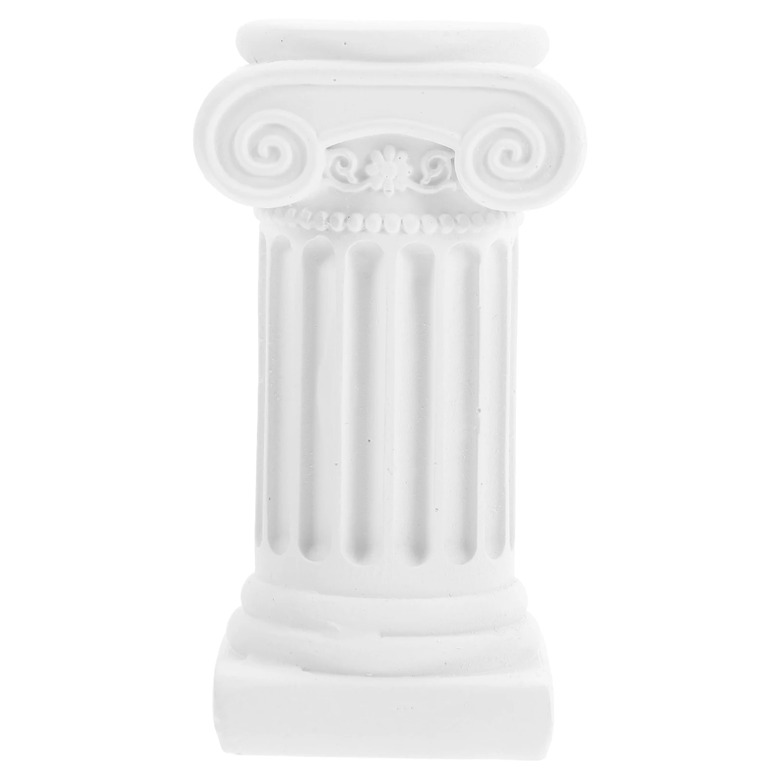 

Mini Roman Column Statue Greek Home Decor Desk Garden Sculpture Realistic Shape Wedding Table nament Pillar Miniature