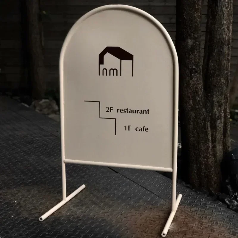 اللوحات الإعلانية، لوحات العرض، لوحات اللافتات المصنوعة من الحديد المطاوع، تعليمات الترحيب بالهبوط العمودي في الهواء الطلق #4