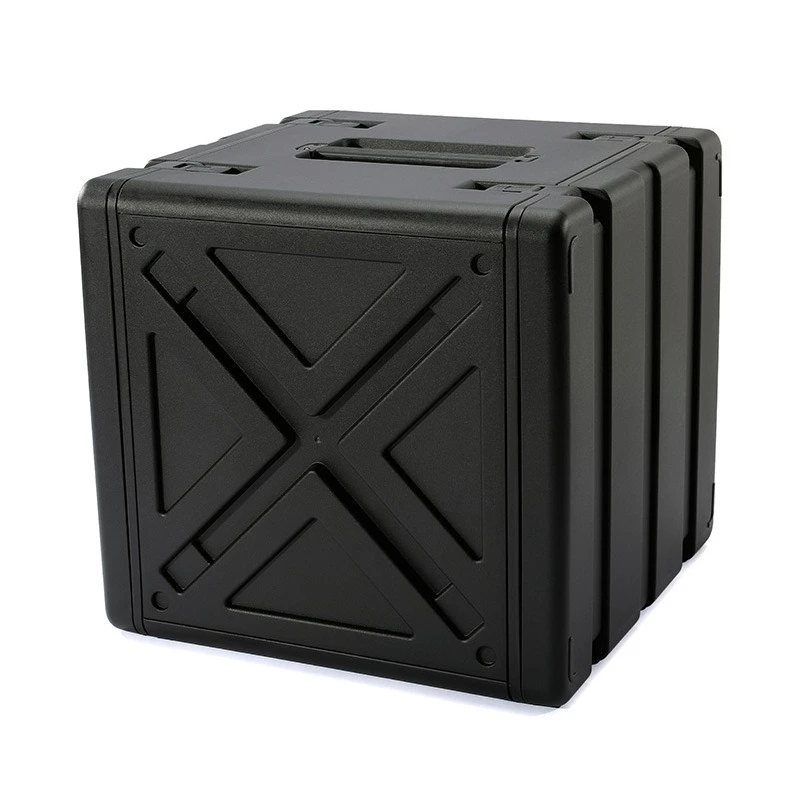10U rack box, injection molded large high-strength aviation rack box, shock absorption, anti-drop and compression equipment