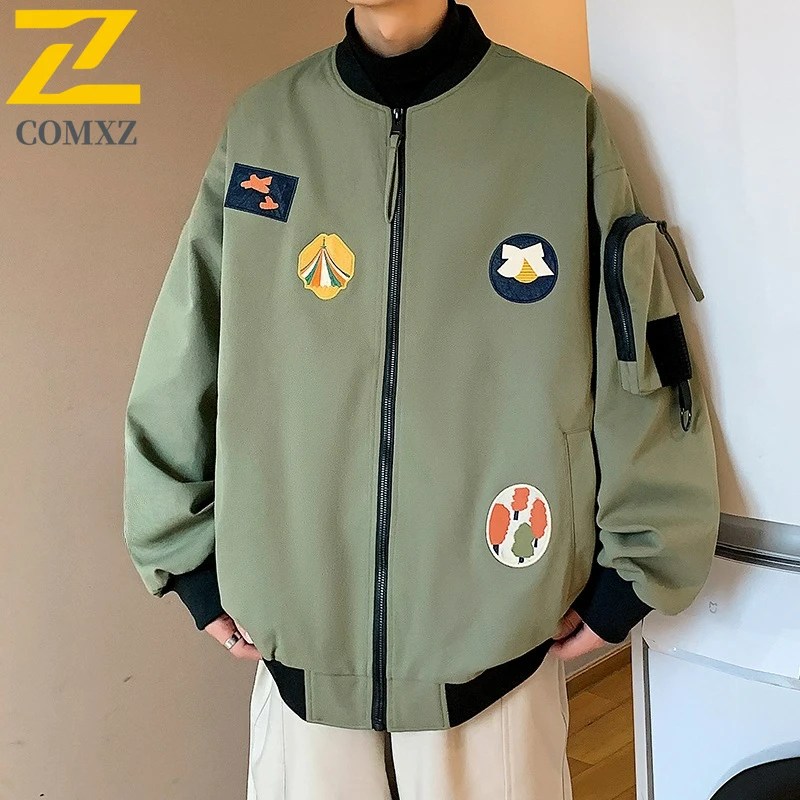 

COMXZ 2025 Autumn New Mens Jacket 2025 Fashion Travel Versatile Casual Slim Fit Jackets Lightw Luxurious Daily Wear Outerwear