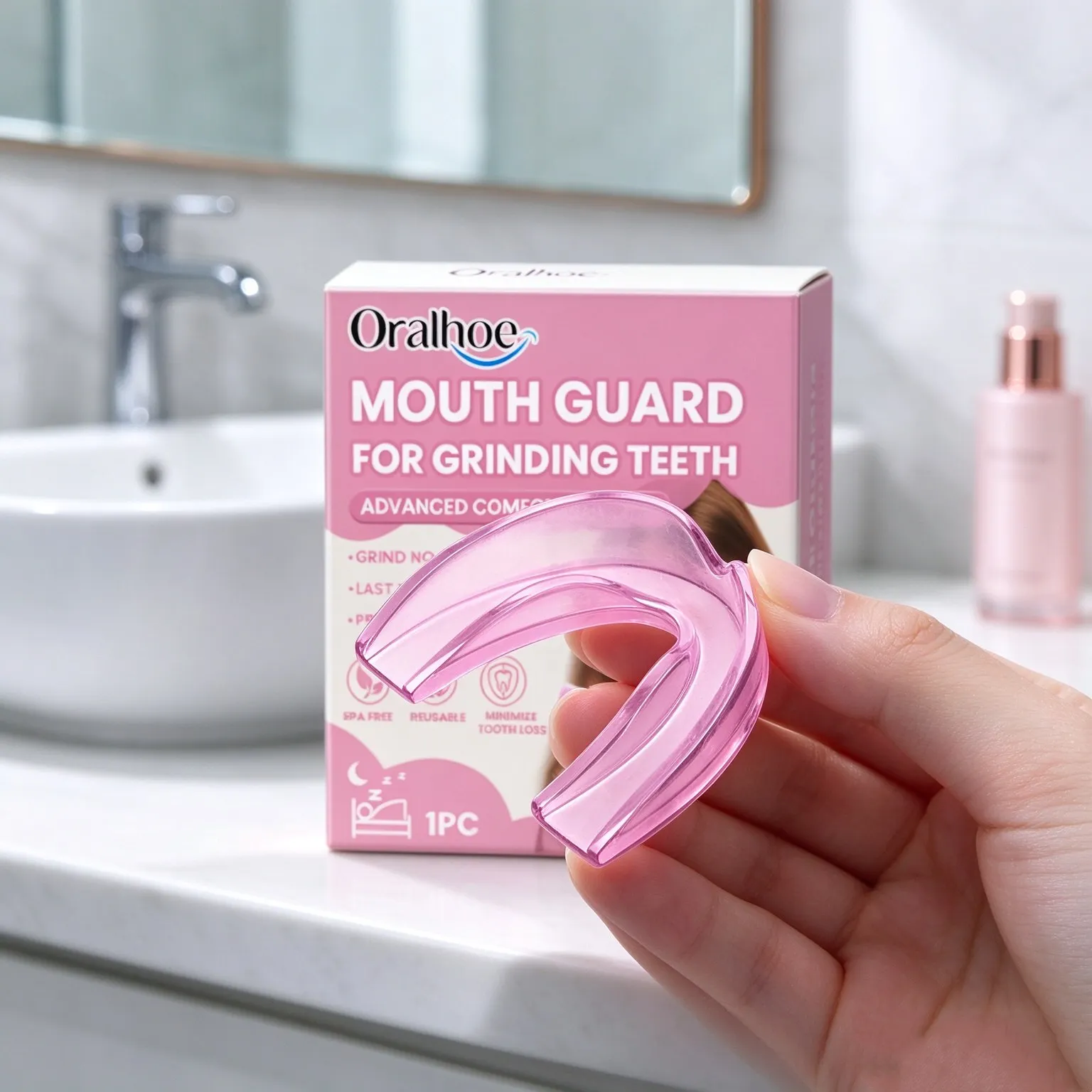 New Silicone Dental Tooth Orthodontic Appliance Trainer Alignment Teeth Straightener Braces Anti Snoring Improves Sleep For Kids