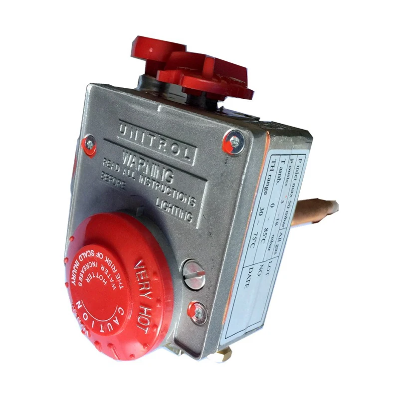 Válvula Termostática para Calentador de Agua, Rango  Temperatura Ambiente 0-85 Grados, Control  Temperatura  Gas Natural,