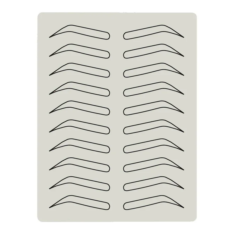 

Искусственная кожа для тренировки татуажа бровей, расходные материалы для перманентного макияжа бровей, тренировочная кожа для бровей