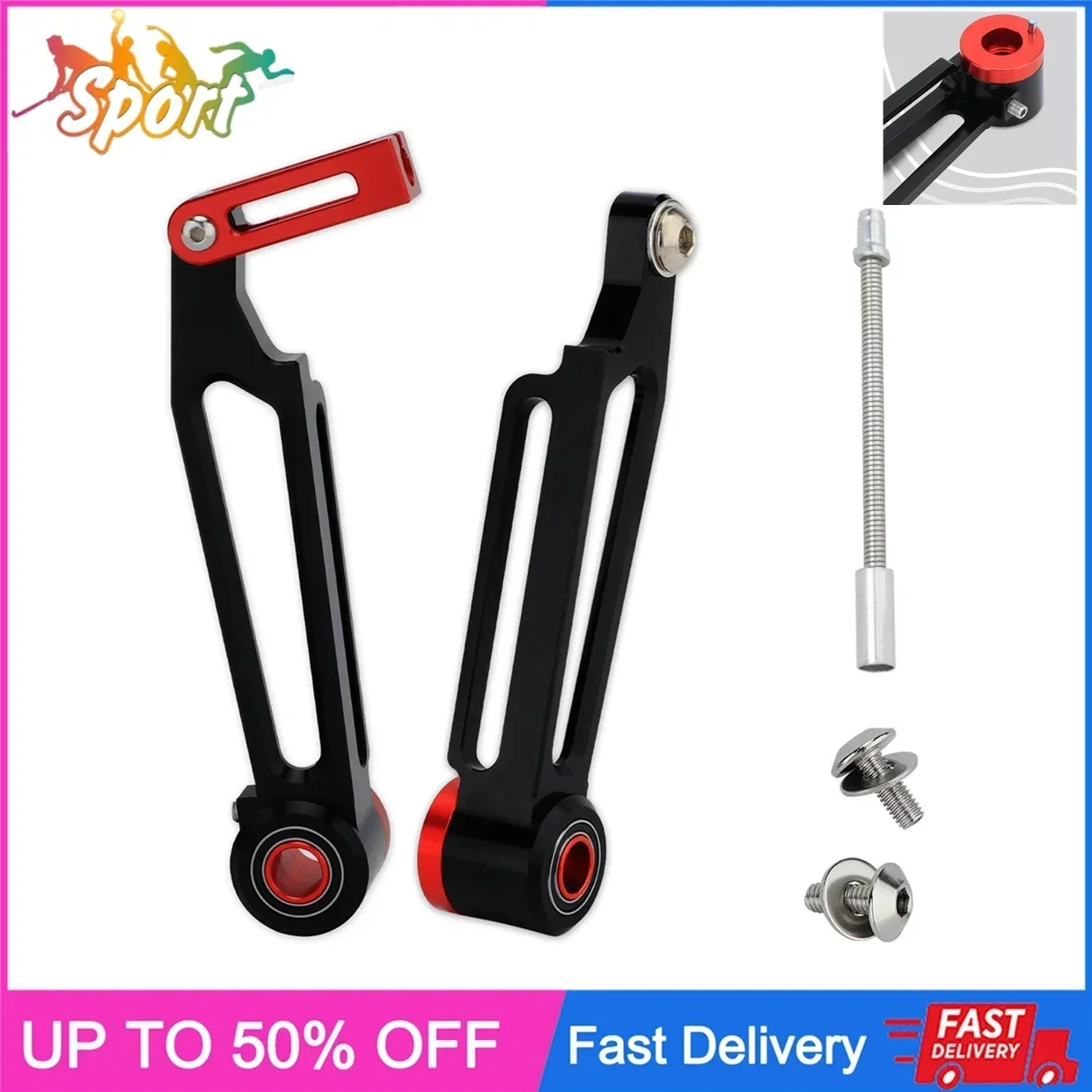 

1Pair 100MM Full Metal Brake Pads For 412 406 Brake Clamp Folding Bike V Brake Folding Bike Brake Caliper Cycling Accessoies