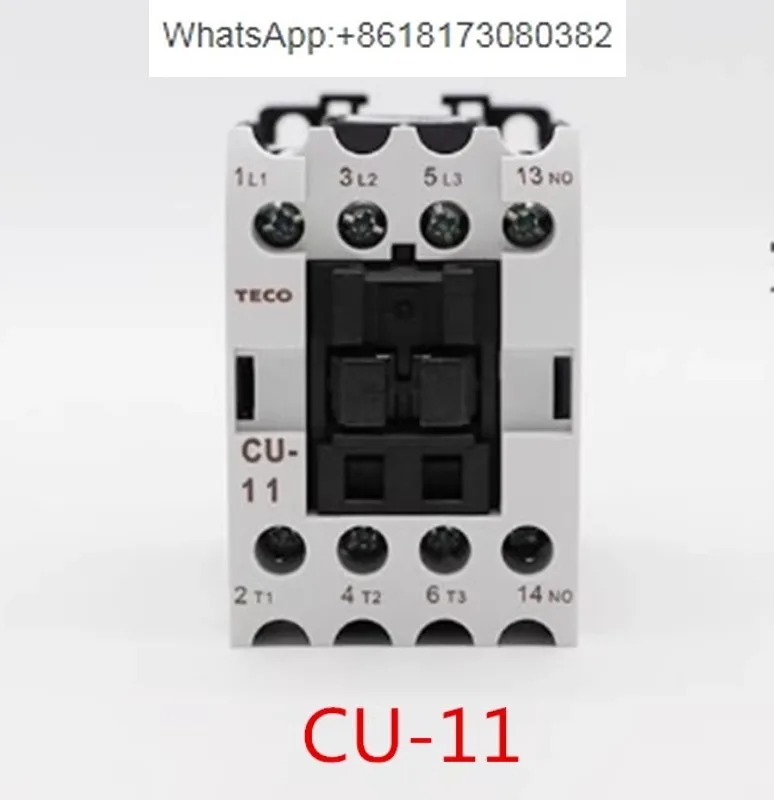 

2PCS Original genuine TECO Taian AC contactor CU-11 110V 220V 380V 4A 3A1a 3A1b