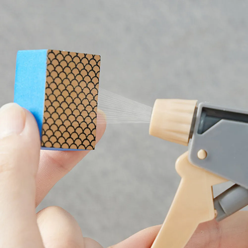 2Pcs Fine Alumina Emery Surface Cleaning Sponge for Glass Windows Countertops Mirrors Kitchen Bathroom Cleaning Sanding Tool