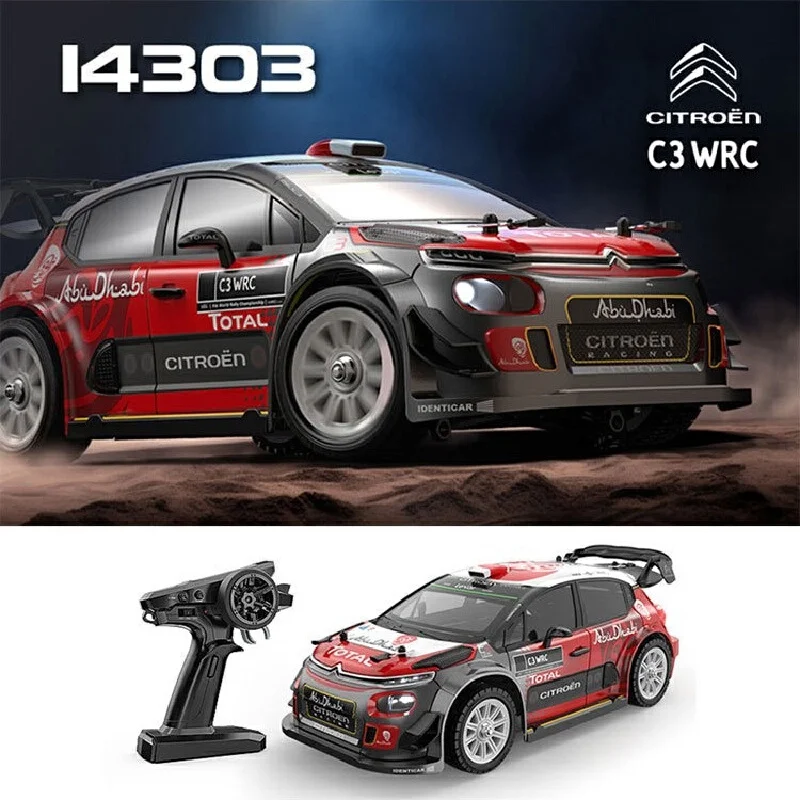 

Rally Citroen high-speed electric off-road vehicle HYPER GO 1:14 brushless 14303 remote control car C3 WRC perfect collection of