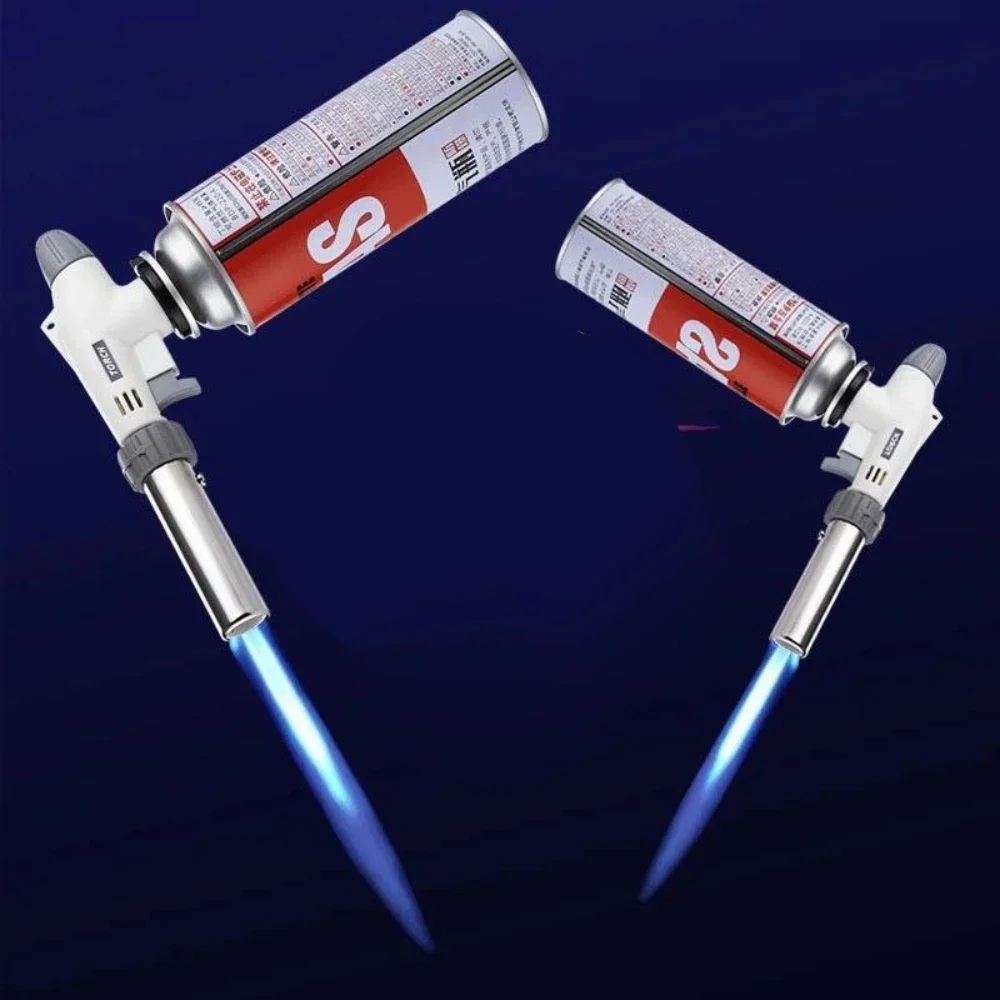 1 قطعة لهب بندقية الغاز الشعلة-المحمول الهواء Blowtorch حرق لحام الشواء الشاعل الخبز فوهة شعلة لحام المنزلية #6