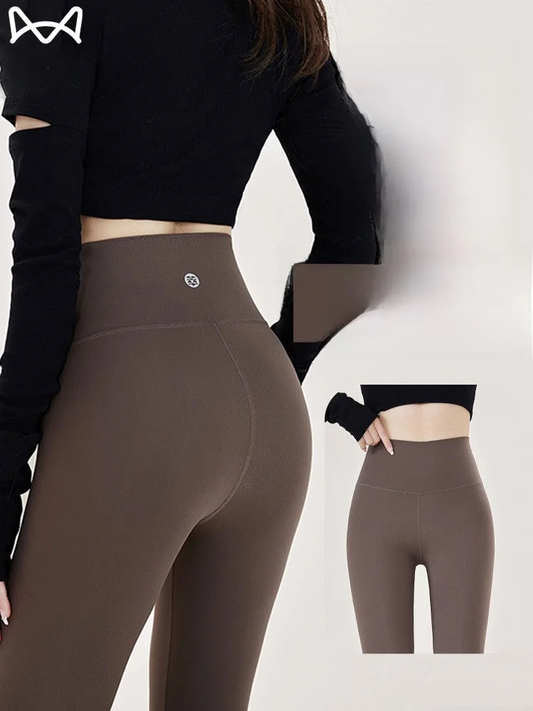 

Lady Shark Women's Yoga Pants Thin Sporty Bottoms Spring Autumn Small Size Abdomen Inverter Hip up Light Exercise Eighteen
