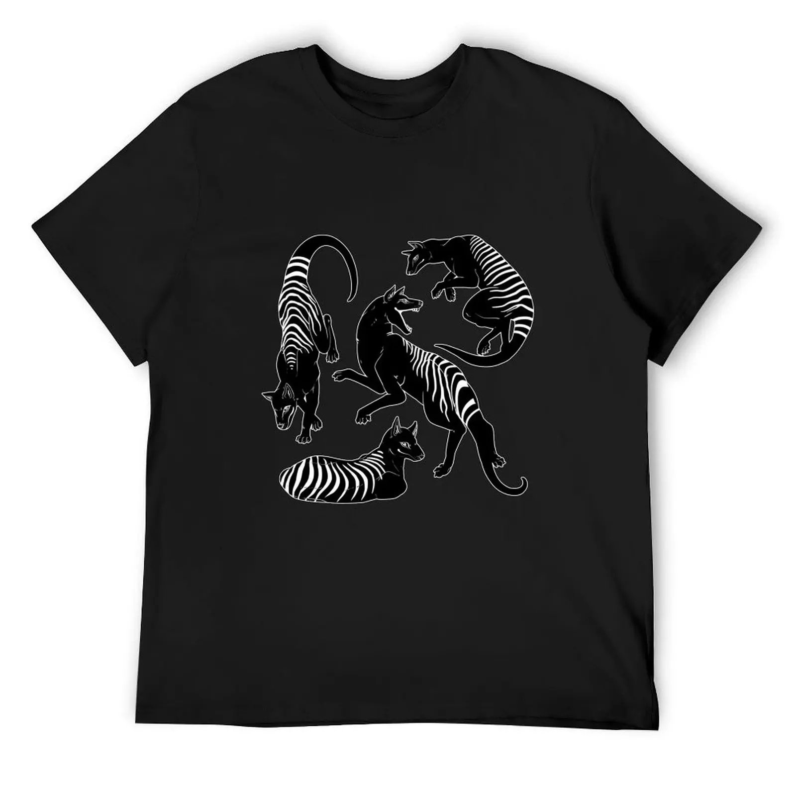 

Wild Stripes Thylacine Art T-Shirt street wear shirts graphic tees fashion shirts custom shirt men clothings