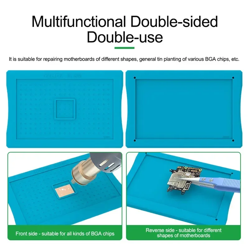 RELIFE RL-088 Tin-planted Universal Magnetic Fixture for BGA Chips Middle Layer Tin Planting Table of Mobile Phone MainBoard