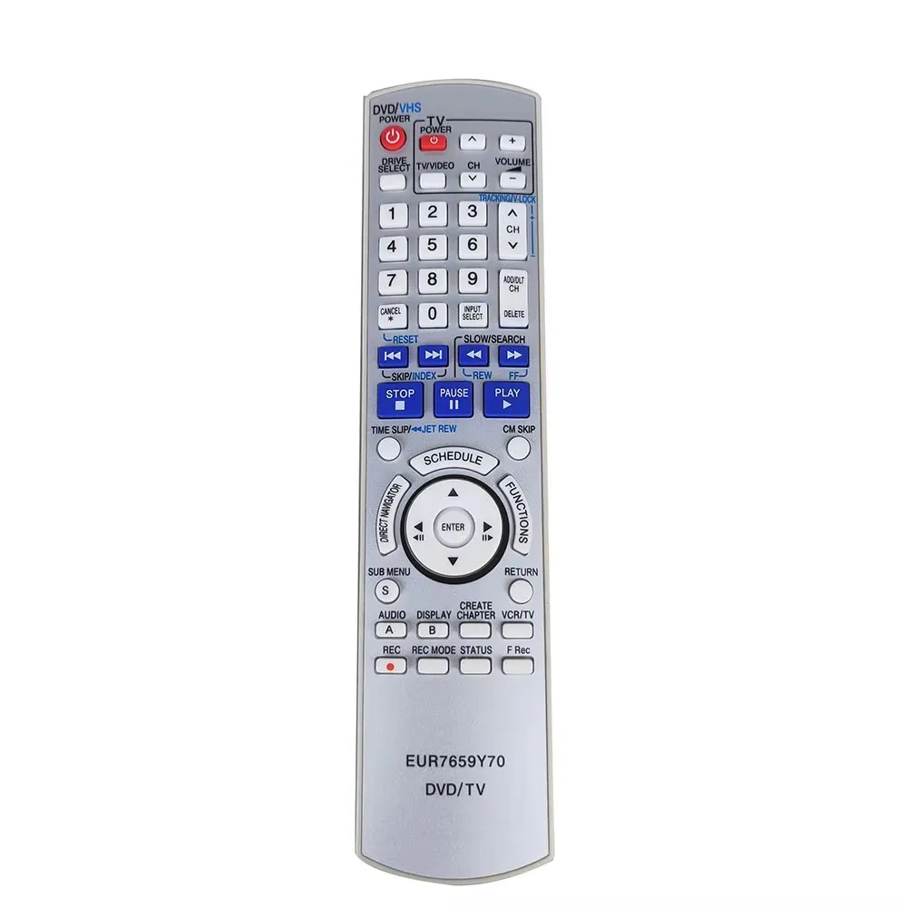 Remote Control use for Panasonic TV/DVD Combo EUR7659Y70 DMR-ES25 DMR-ES25S DMR-ES35 DMR-ES10 DMR-ES10K DMR-ES10P DMR-ES10S