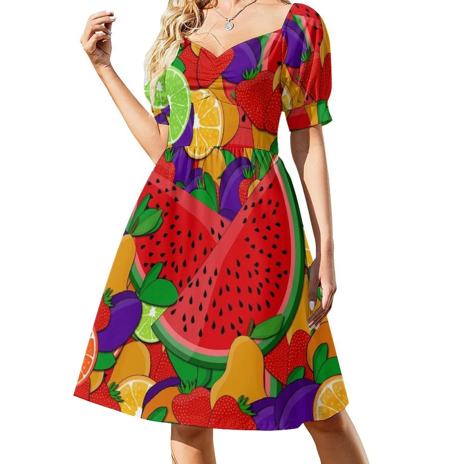 

Summer fruits Dress luxury woman party dress dress women summer