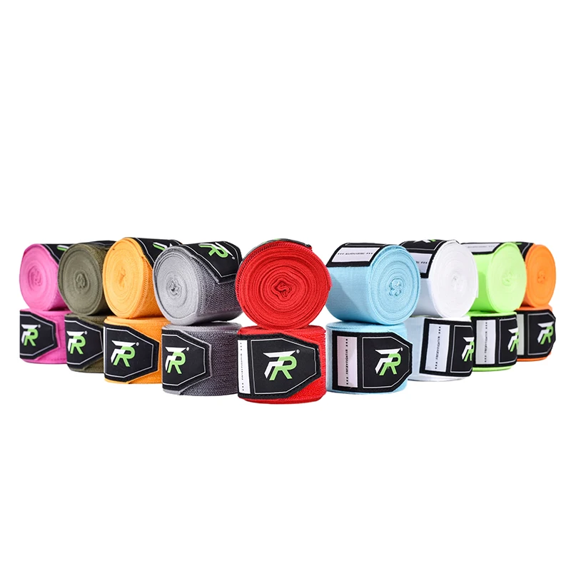 5M Boxing Hand Wraps Semi-Elastic Breathable Wrist Support Handwraps for Boxing Muay Thai MMA Kickboxing Punching Bag Training