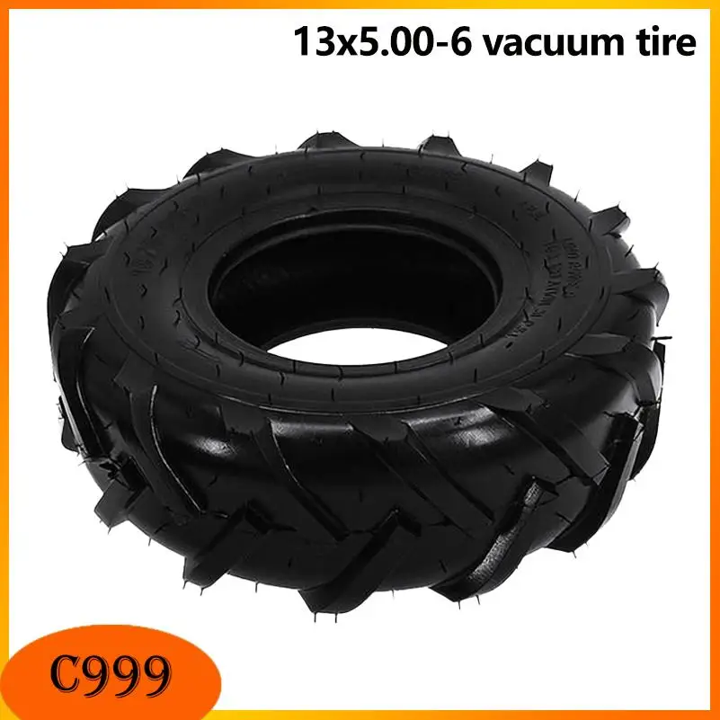 Versatile 13*5.00-6 Tire Perfect for Beach Kart ATV, Farm Equipment, and Compact Tiller Applications
