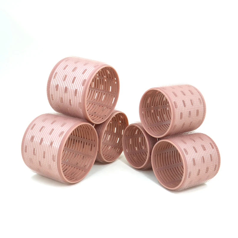 12pcs/set Extra Large Aluminum Core Rollers Hook & Loop Fast Heating Big Self Grip Air Bang Sleep Magic Heatless Curls 74mm 1924 view 3