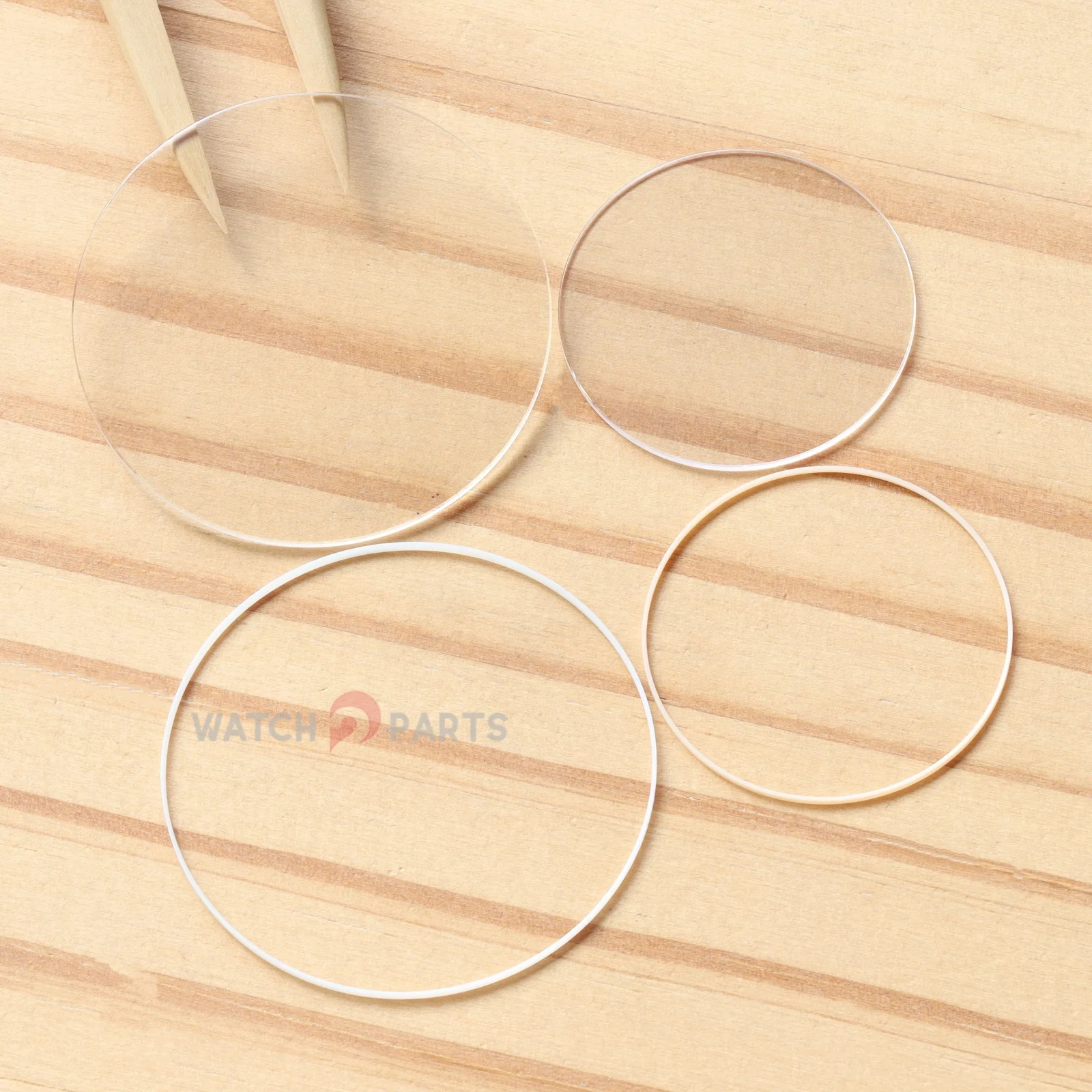 Watch Sapphire Crystal&Gasket for Vacheron Constantin VC Patrimony 85180/86180 Front&Case Back Glass