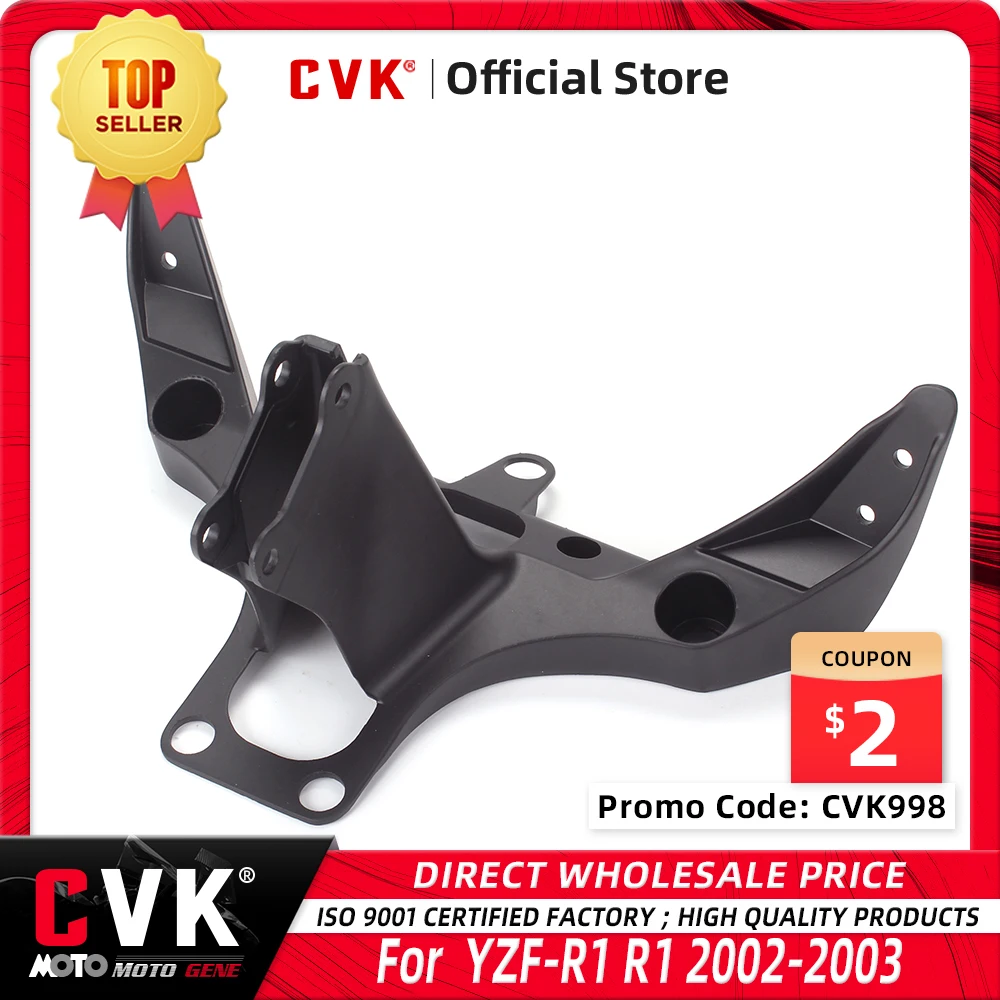 CVK Headlight Bracket Motorcycle Upper Stay Fairing For YAMAHA YZF-R1 R1 2002 2003 YZF1000 02 03 Parts