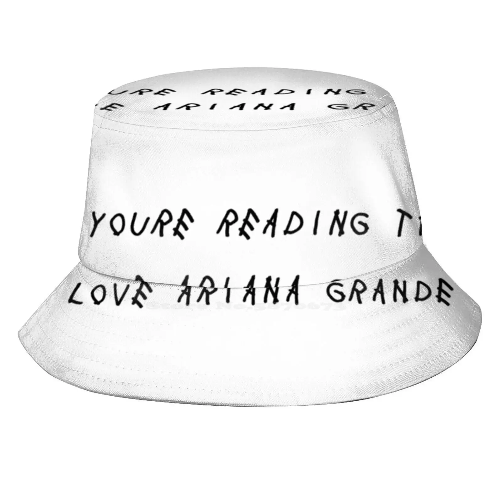 If Youre Reading This I Love Ag Sun Cap Fisherman Hat Bucket Hats Ariana Grande Music Vsco Girly