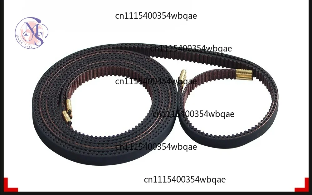 XY Axis Timing Drive Belt, Wear Resistant Transmission Strap Replacement Part for 3D Printer