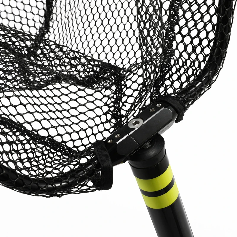 telescopic carbon jade handle coated with fine eye anti-hanging folding copy net head 4