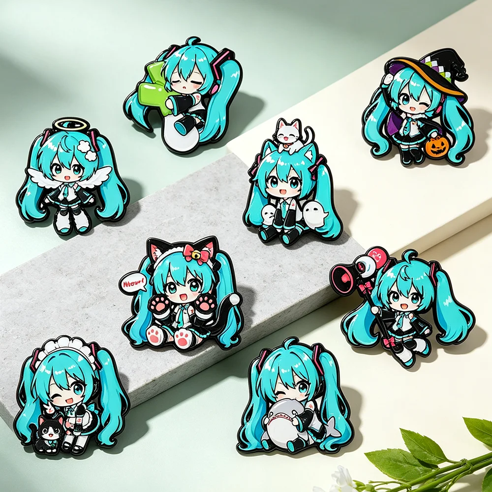 8/14Pcs Chibi Virtual Singer E - Anime Fan Merchandise recension och pris
