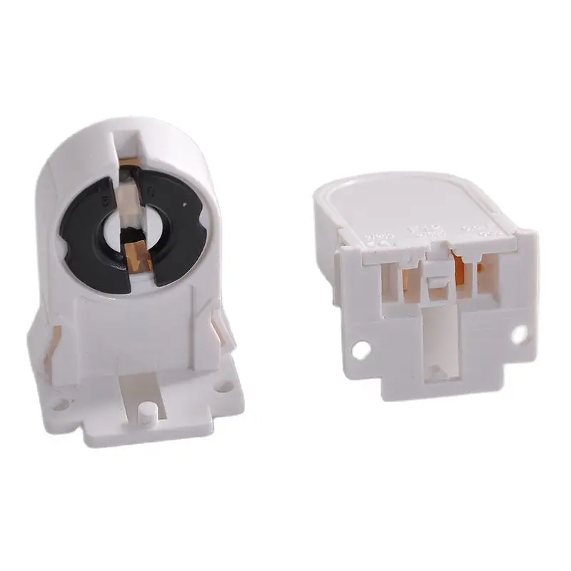 2PCS Non-Shunted T8 Lamp Holder, UL Turn Type G13 Tombstone Lampholder Socket for T10 T12 LED Fluorescent Tube Replacement