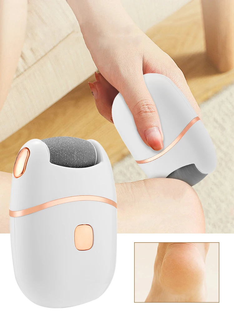 Machine électrique de soin des pieds, exfoliant de pédicure, dissolvant de callosités, réparation de fichiers de pieds secs et craquelés, dissolvant de peau morte, callosités
