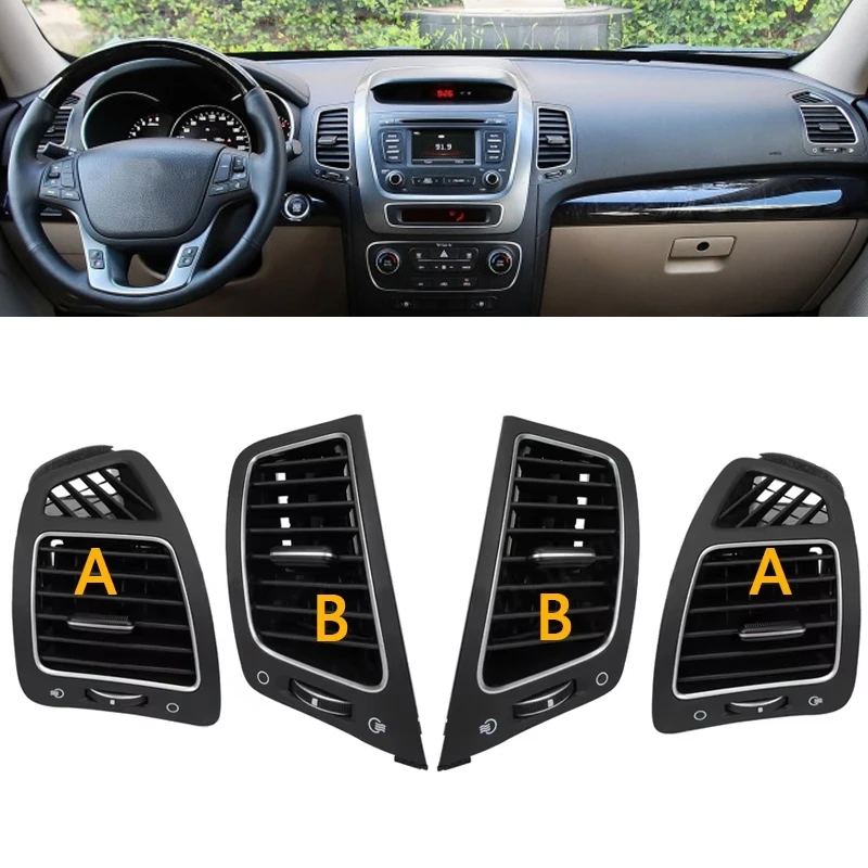 

For Kia Sorento 2013 2014 2015 Fresh Air Outlet Vent Assembly A/C Air Vent Outlet Air-Conditioning Panel Grille Cover Auto Parts