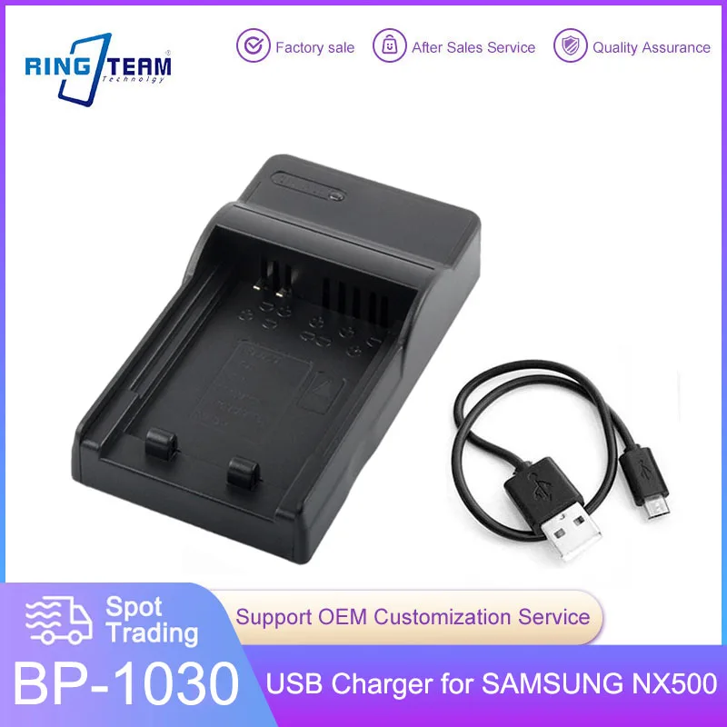 BP1030 BP1130 BP-1030 Battery Charger for SAMSUNG NX500 NX1000 NX1100 NX2000 NX200 NX210 NX300 NX300M L10 Camera Replace