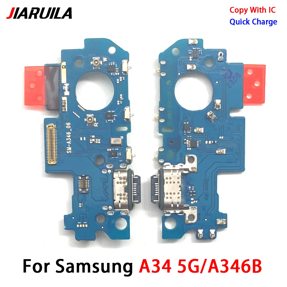 Charger Charging Port Dock Connector Board Flex Cable For Samsung A34 A346B A54 5G A546B A24 4G A245F