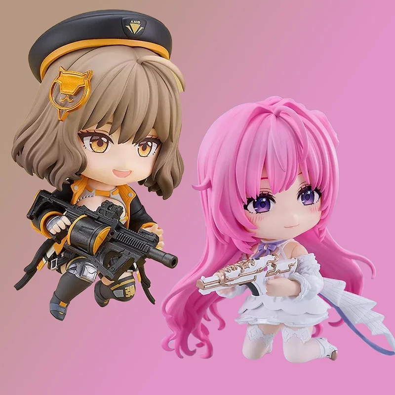 10CM Q-Version Spielfigur-Serie Nikke Bewegliche Actionfigur PVC-Modellbausatz Kawaii Desktop-Computer-Gehäuse-Dekoration Spielzeug