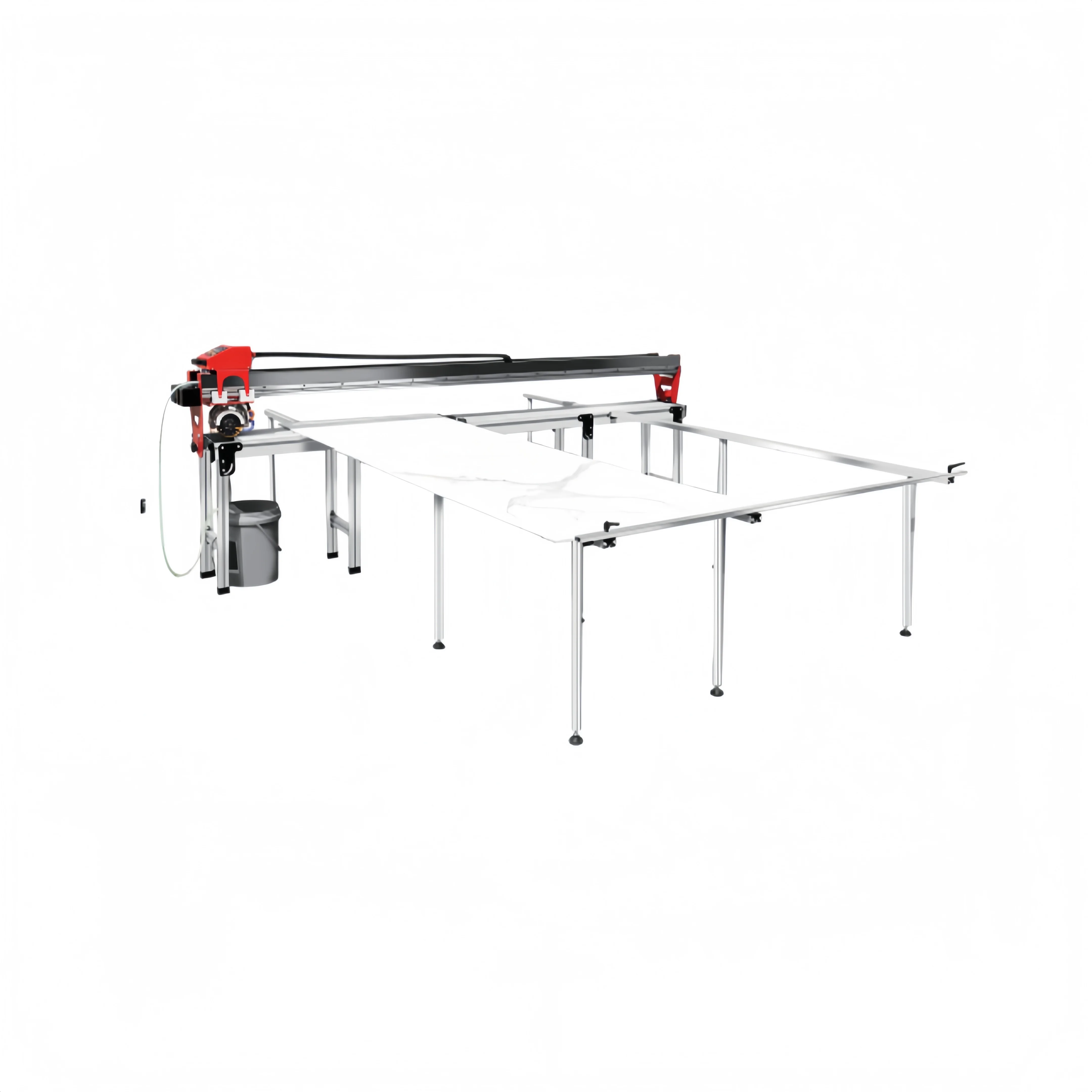 FYZ-35-1600 Portable Tile Cutting Machine 2300W Motor 45 Bevel Cutter 1600mm Large Format Tile Tools Marble Slotting Edging