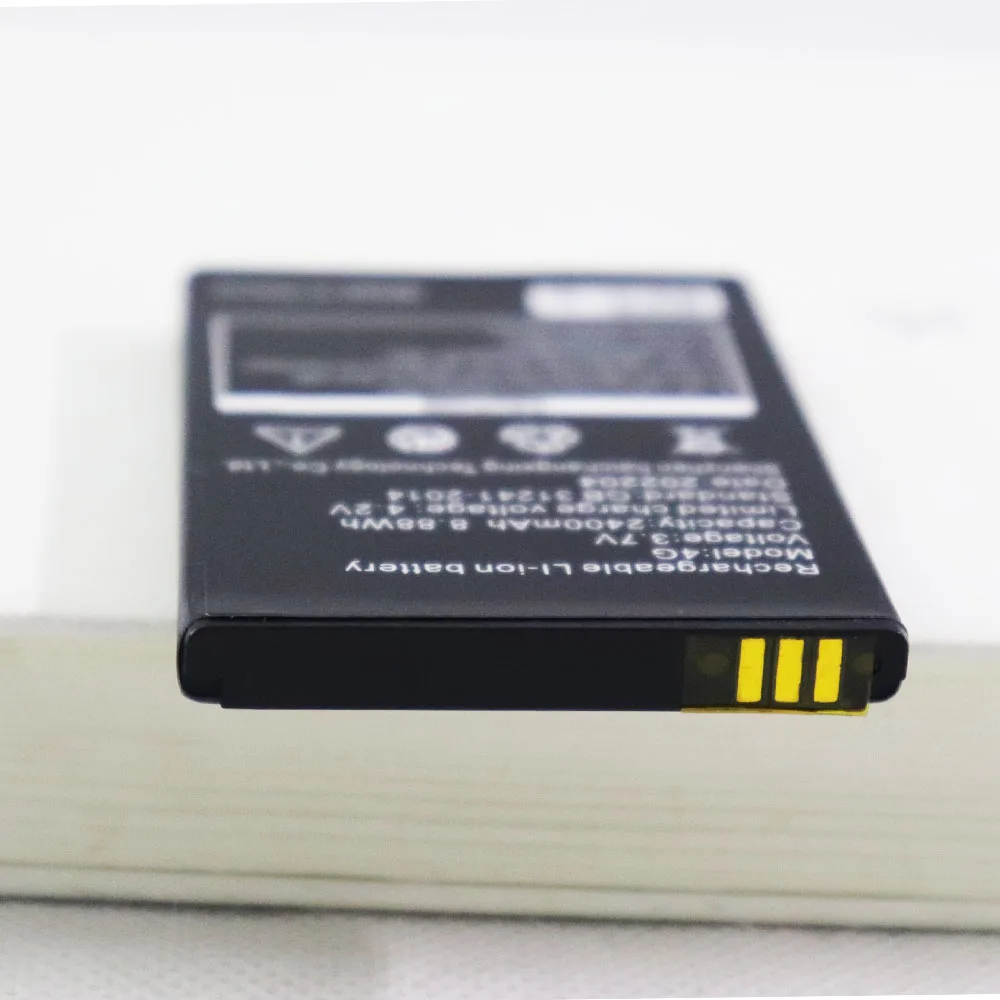 2400mah 8.88WH 3.7V replacement battery for 4G-LTE 5-mode wireless data terminal XFWY1369 wifi router Batterie