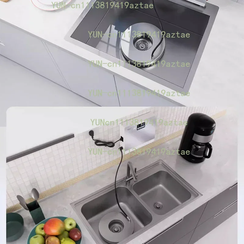 Ultrasonic dishwasher sink independent external installation-free household desktop automatic small vegetable washing