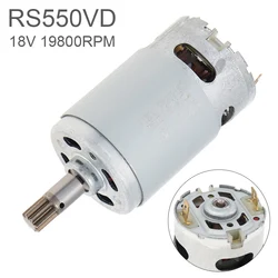 8 Teeth RS550 DC Motor 16.8-20V 19800RPM Electric Tools Motor for WU390 WX390 WX390.1 WX390.31 WU390.9 WX390.9