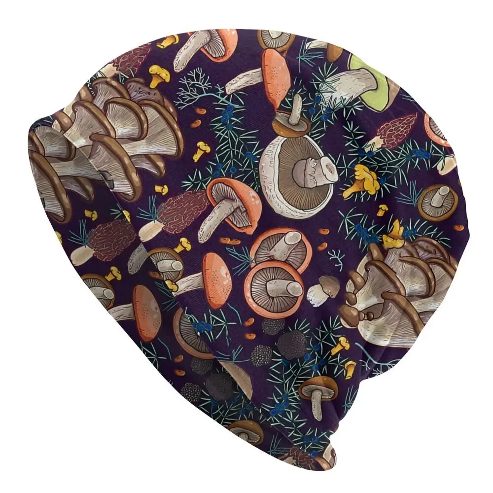 AliExpress Dark Dream Forest Mushrooms Washed Warm Bonnet Cycling Casual Beanies Protection Men Women Hats