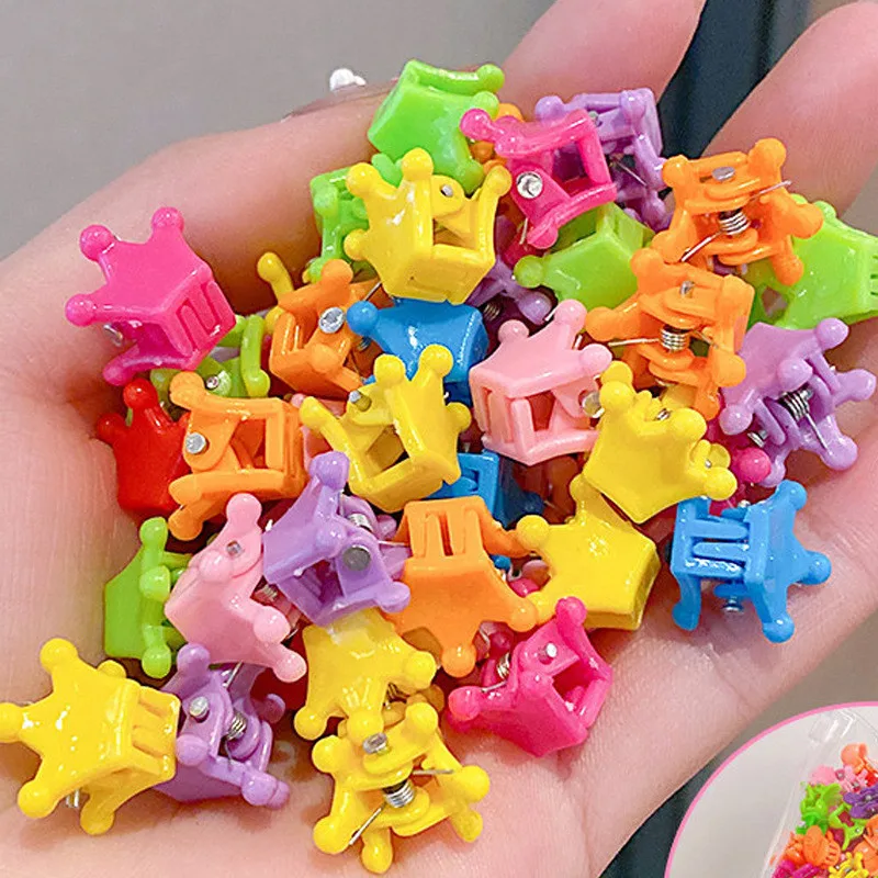 

Fashion Cartoon Colorful Flower Small Hair Claw Clips Clamp Hairpin Barrette for Thick Thin Hair Accessories for Women Children