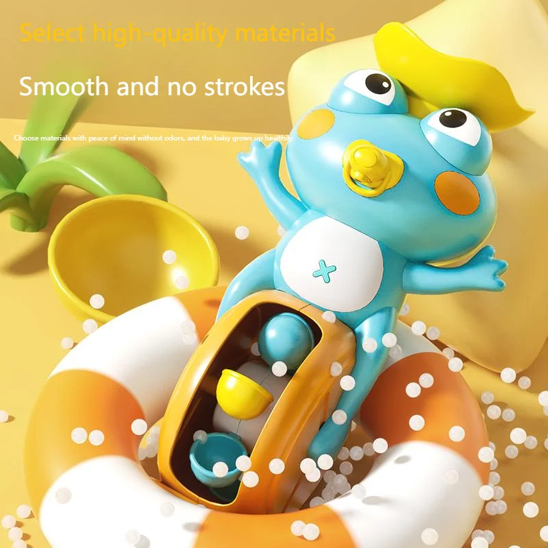 Adorable jeu d'eau de bain en forme de grenouille, jouet amusant en plein air, piscine de plage d'été, cadeau parfait pour les cadeaux de fête d'anniversaire pour enfants