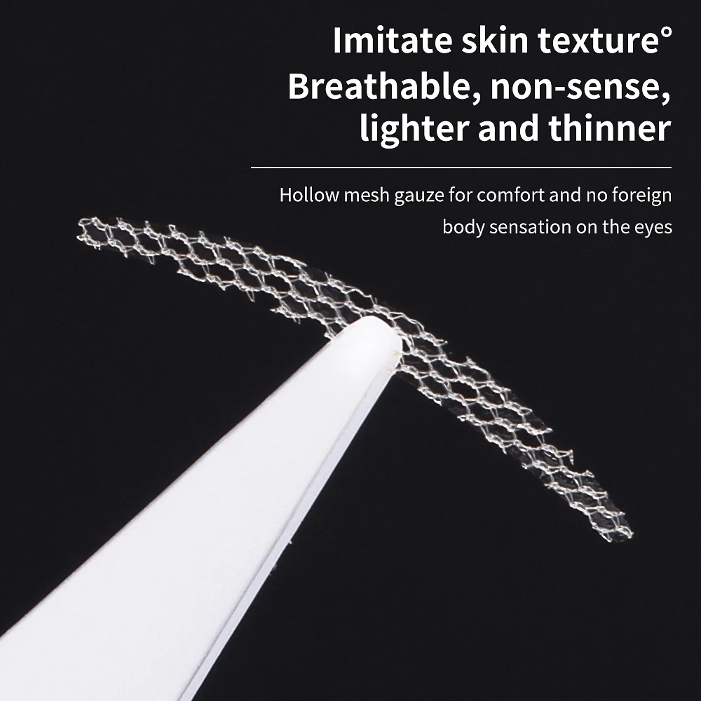 شريط جفن مزدوج الطي تحت رموش العين، رقعة ظلال العيون، أداة تجميل، ملصق رموش دانتيل غير مرئية #2