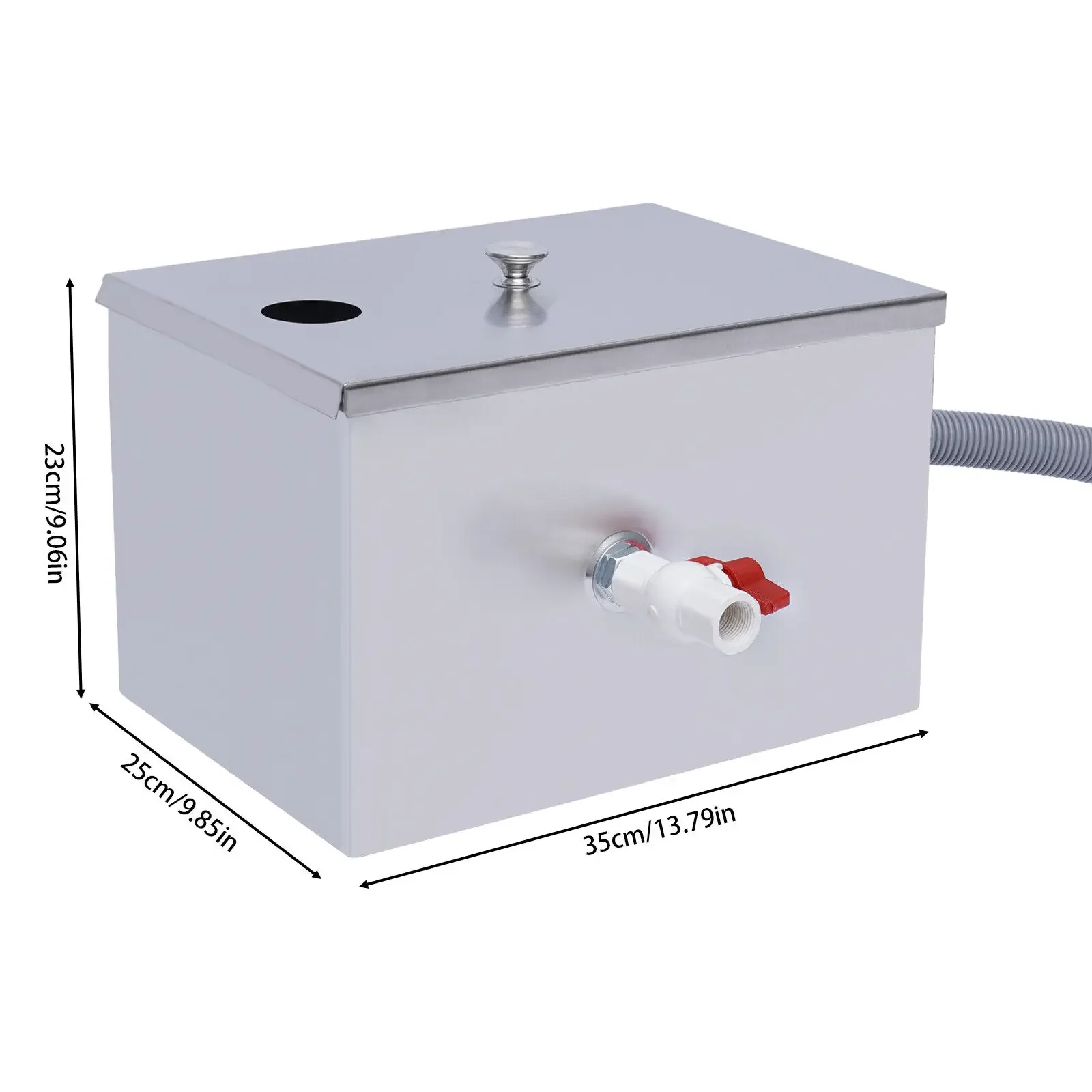 مصيدة شحم اعتراضية تجارية من الفولاذ المقاوم للصدأ تحت مصيدة شحم الحوض