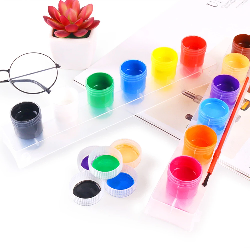 

Brush Pigment Set Washable Finger Paint Palm Graffiti Painting Kids Paiting Colors