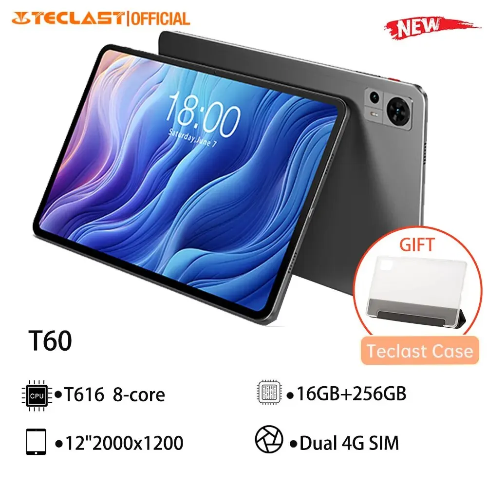 Teclast P85T 2024 태블릿, Allwinner A523, 8 코어, 1.8GHz, 10GB, 4GB + 6GB RAM, 64GB ROM, 8 인치 800 × 1280iPS, WIFI5G, 4G, 5000mAh, C타입 0