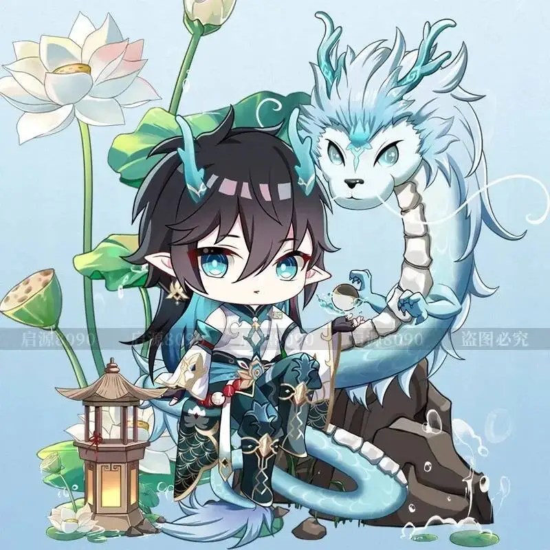 Game  Honkai: Star Rail Cosplay Dan Heng Imbibitor Lunae Cartoon Double Sided Acrylic Stand Up Ornament Collection Gift
