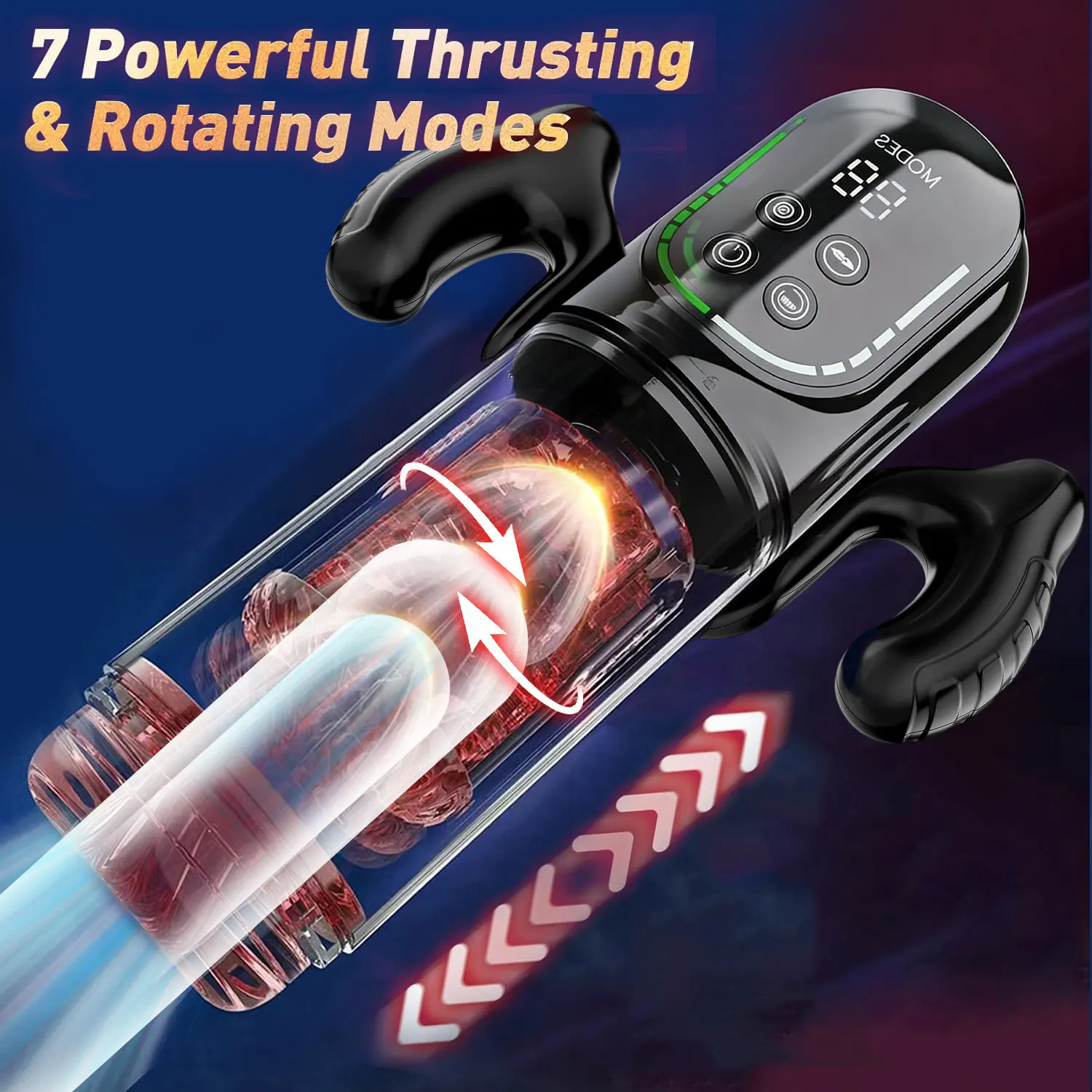Telescopic Rotation Masturbator Cup Vagina Masturbation Blowjob Adults Sex Toys for Men Male Piston Automatic Mastubator